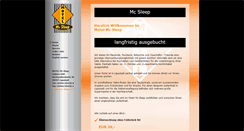 Desktop Screenshot of mc-sleep.com